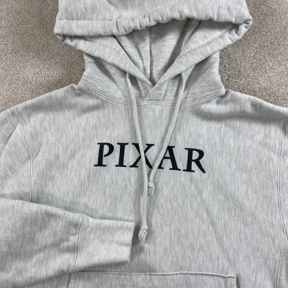 Champion Pixar Reverse Weave Hoodie Small Grey Emeryville Studio Luxo Ball